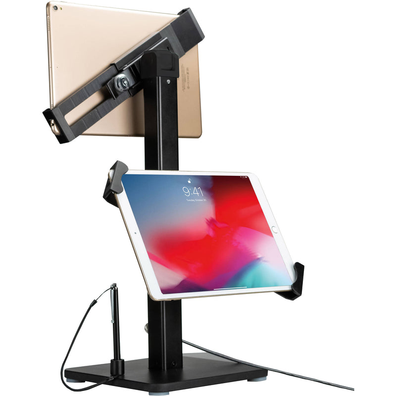 CTA Digital Angle-Adjustable Twin Tablet Stand for 7-10" Tablets