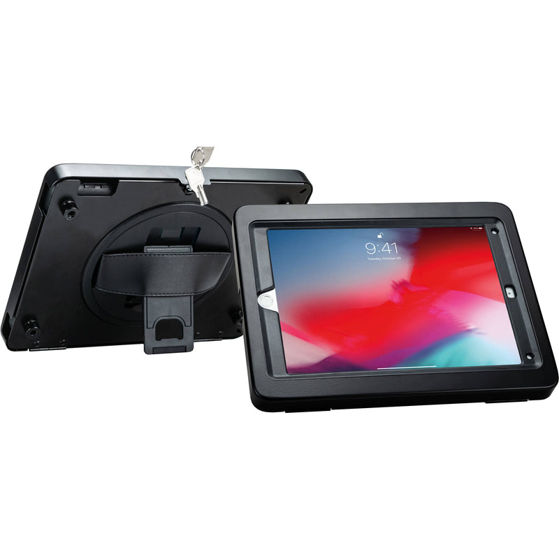 CTA Digital Kickstand Handgrip Case for 9.7" iPad with Security Enclosure Jacket