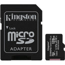 Kingston 256GB Canvas Select Plus UHS-I microSDXC Memory Card with SD Adapter