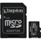 Kingston 512GB Canvas Select Plus UHS-I microSDXC Memory Card with SD Adapter