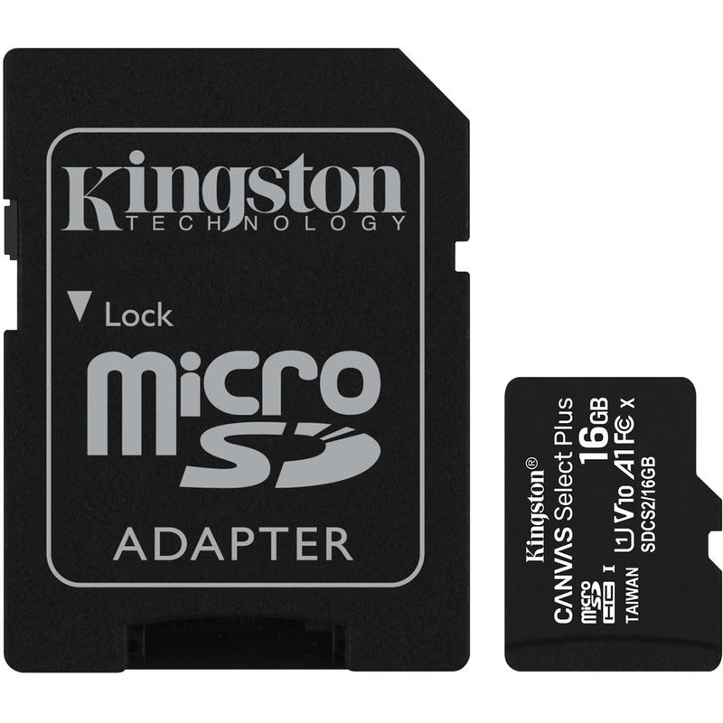 Kingston 64GB Canvas Select Plus UHS-I microSDXC Memory Card