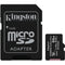 Kingston 128GB Canvas Select Plus UHS-I microSDXC Memory Card with SD Adapter