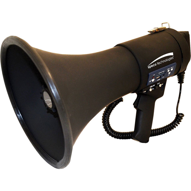 Speco Technologies 20W Deluxe Megaphone with Siren (Matte Black)