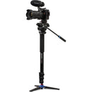 Benro A48FD Aluminum Monopod with 3-Leg Base & S4Pro Fluid Video