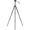 Benro A2573F Aluminum Single Tube Tripod with S4Pro Fluid Video Head