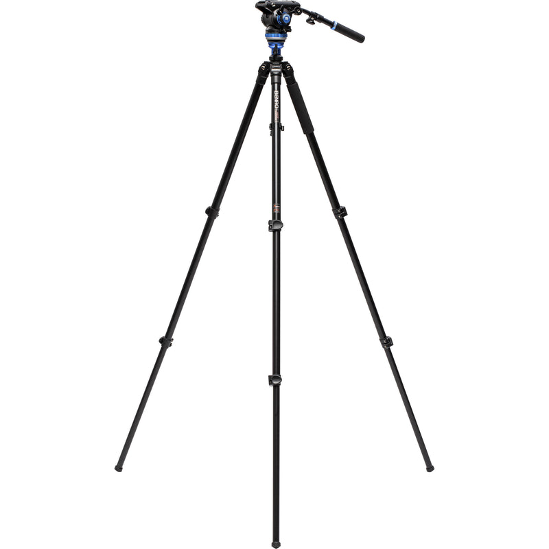 Benro A2573F Aluminum Single Tube Tripod with S6Pro Fluid Video Head