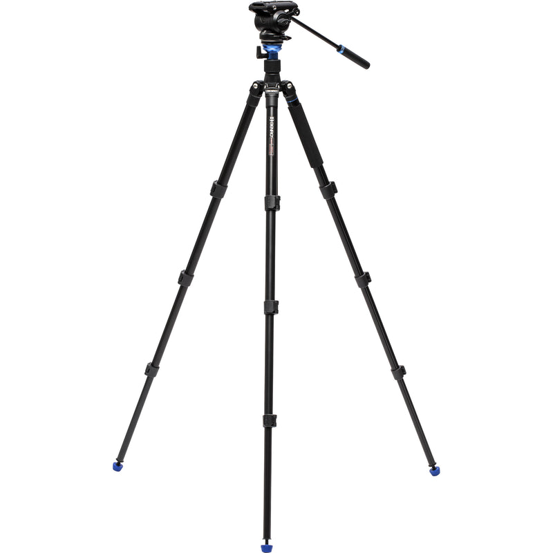 Benro A2883F Reverse-Folding Aluminum Travel Tripod with S4Pro Fluid Video Head