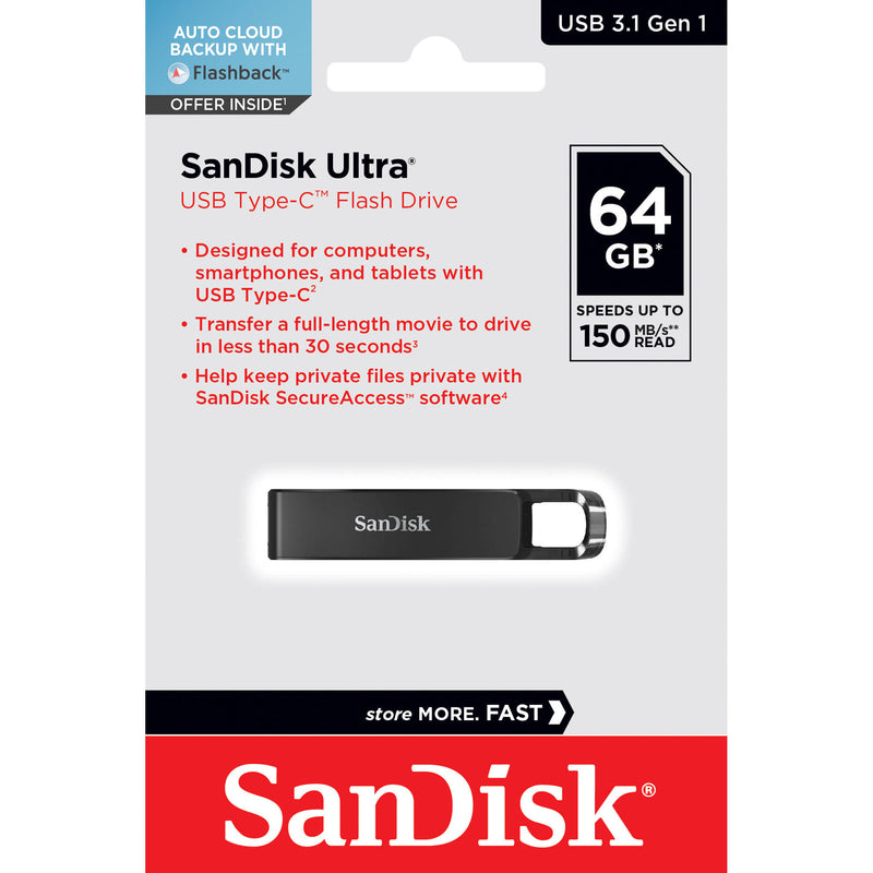 SanDisk 64GB Ultra USB Type-C Flash Drive