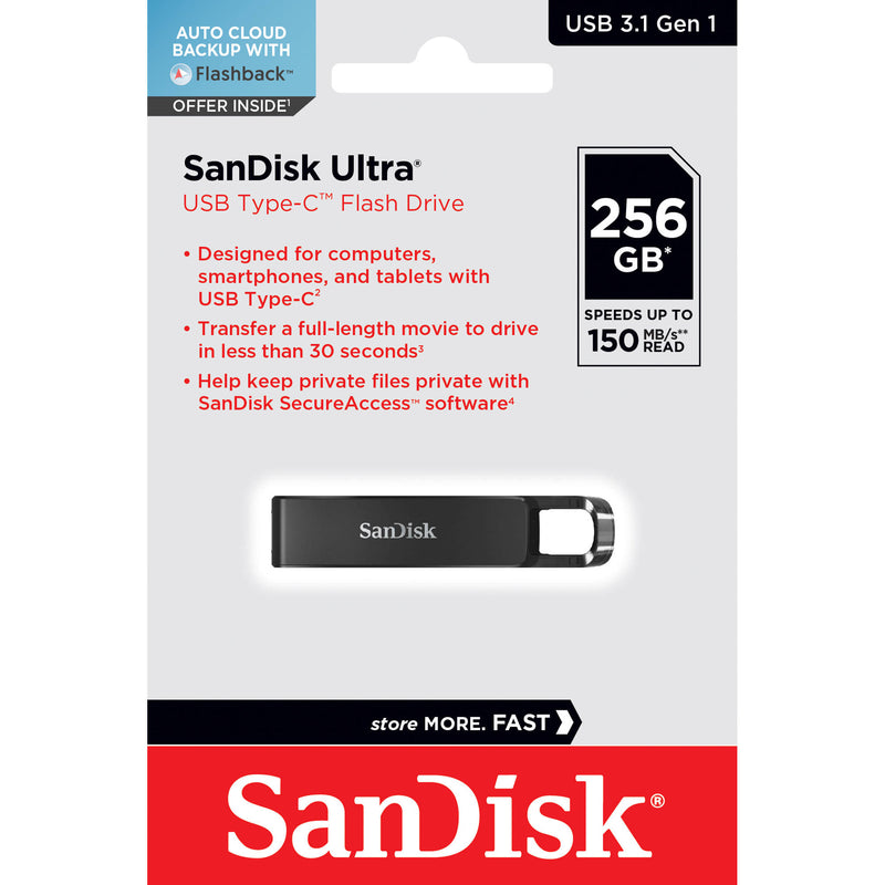 SanDisk 256GB Ultra USB Type-C Flash Drive