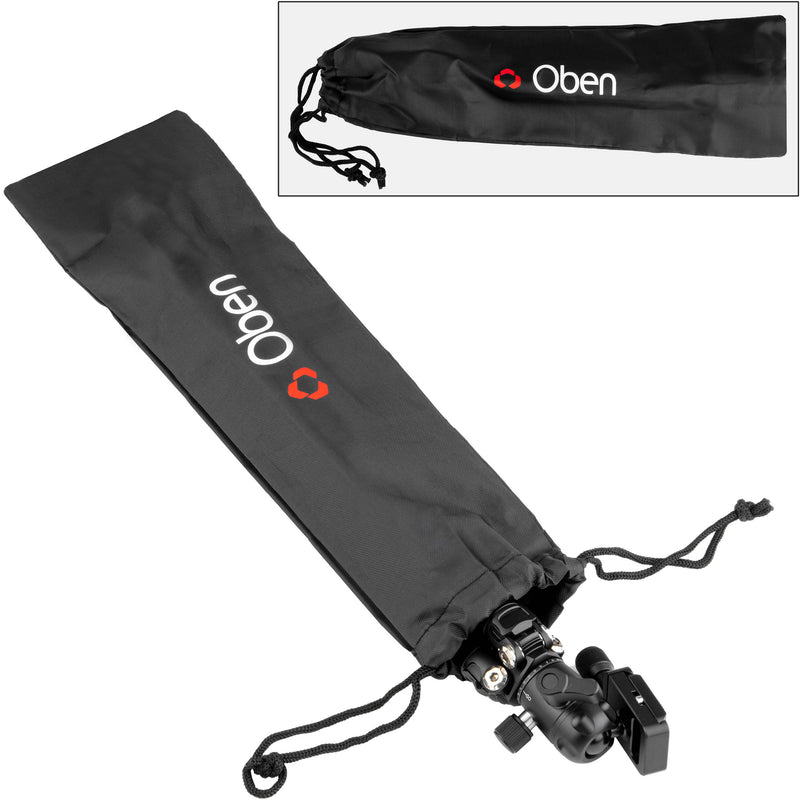 Oben CTT-1000L Carbon Fiber Tabletop Tripod and Oben SPA-1000 Arca-Type Smartphone Tripod Adapter Kit