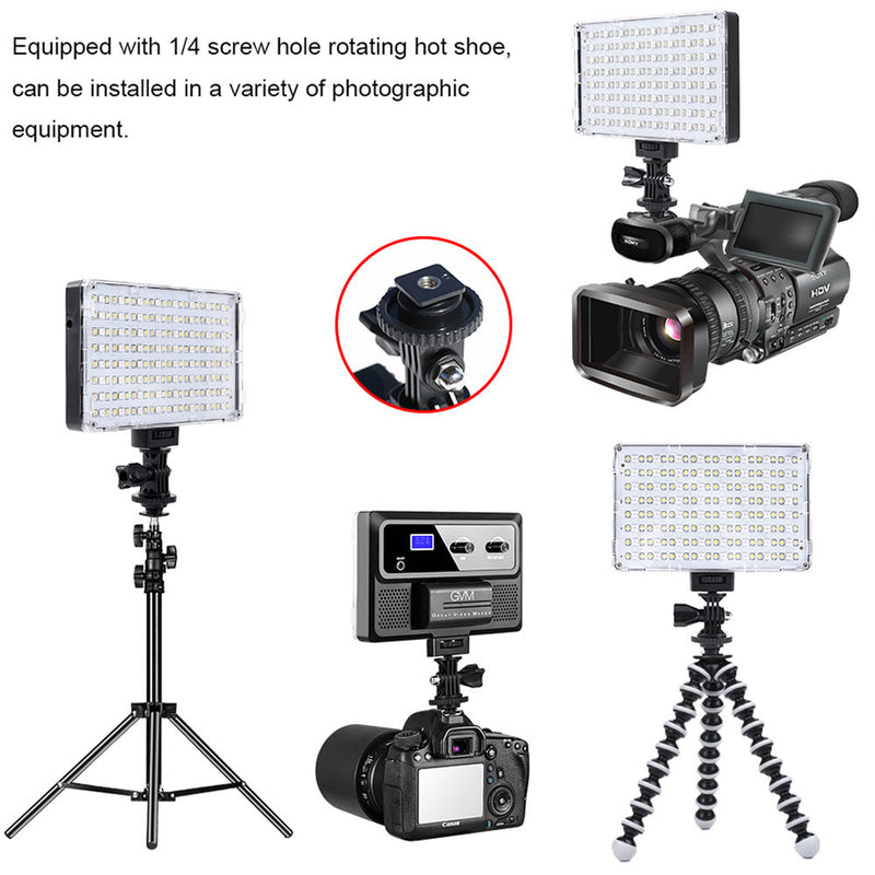 GVM RGB-10S2L On-Camera Video 2-Light Kit