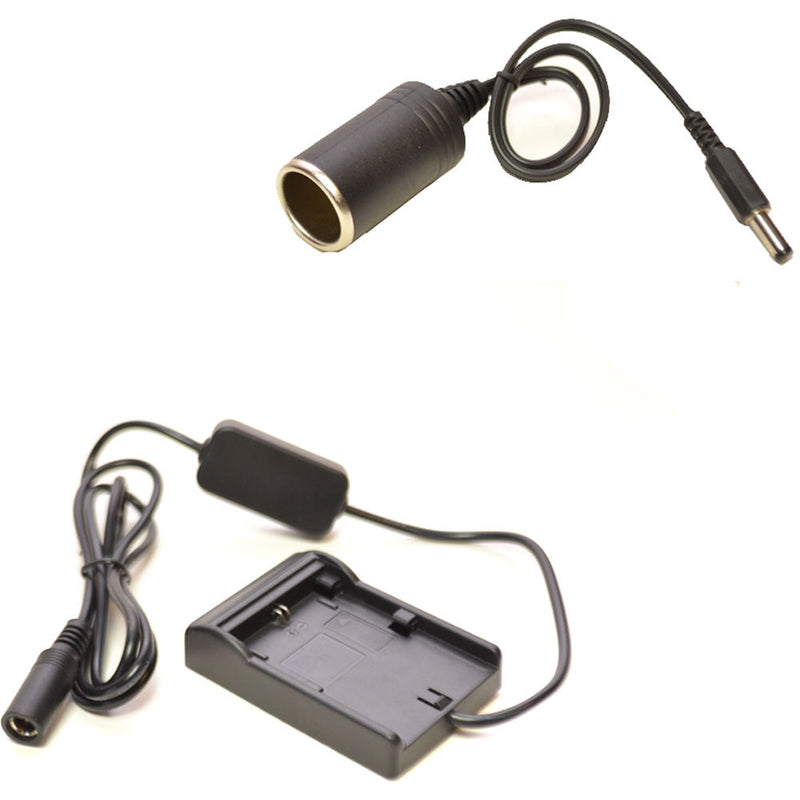 Bescor NP-FZ100 Battery Plate Kit with "Cigarette" Car Adapter Power Cable