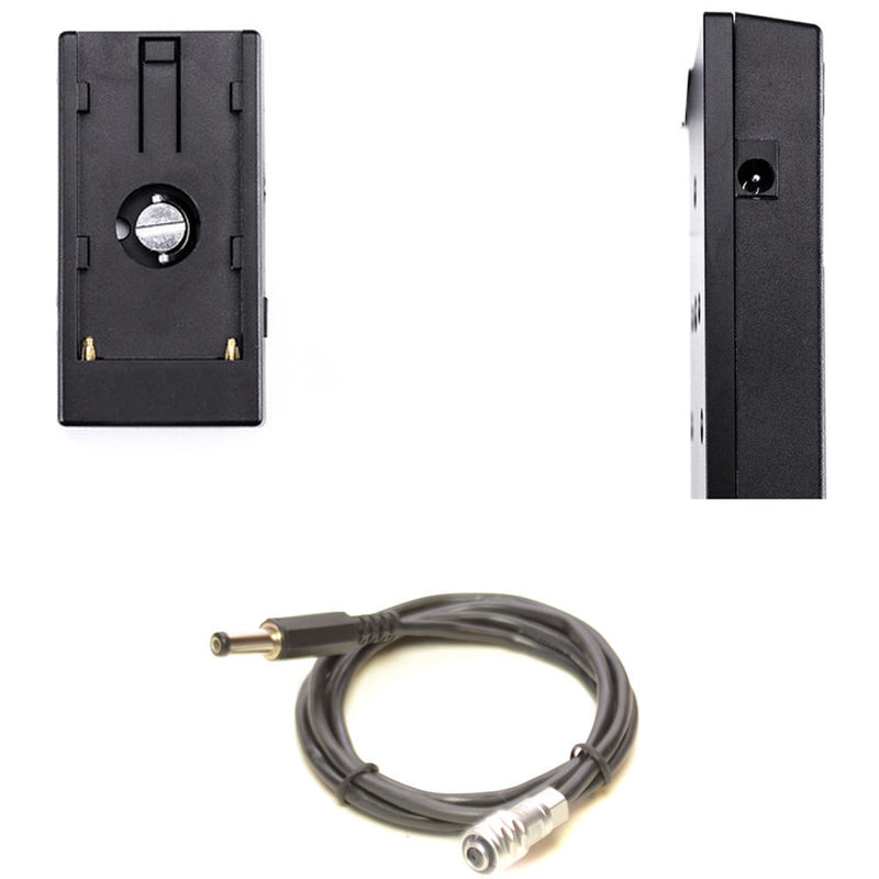 Bescor L-Series Battery Plate Kit with 4-Pin XLR Power Cable