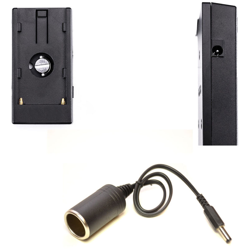 Bescor L-Series Battery Plate Kit with 4-Pin XLR Power Cable