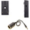 Bescor L-Series Battery Plate Kit with 12V 2.1mm Male Barrel Power Cable