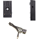 Bescor L-Series Battery Plate Kit with 4-Pin XLR Power Cable