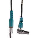 Teradek RT 4-Pin Straight to 4-Pin Right-Angle Motor Cable (12")