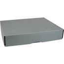 Archival Methods Deep 3" Flat Storage Box with Full Top (Gray, 16.5 x 20.5")