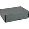 Archival Methods Deep 3" Flat Storage Box with Full Top (Gray, 16.5 x 20.5")