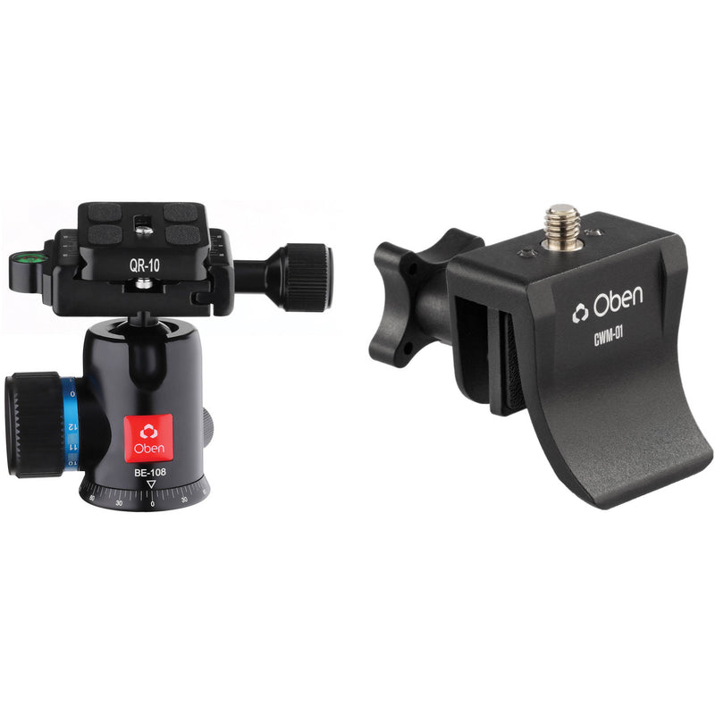 Oben BE-126 Ball Head & CWM-01 Car Window Mount Kit