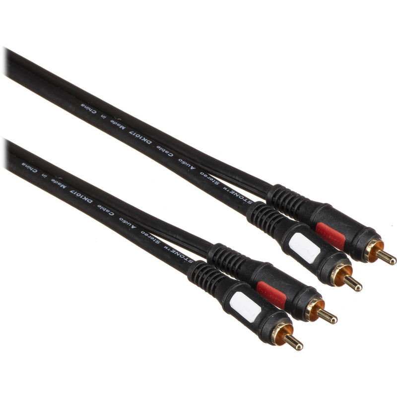 Pearstone 2 RCA Male to 2 RCA Male Audio Cable (3')