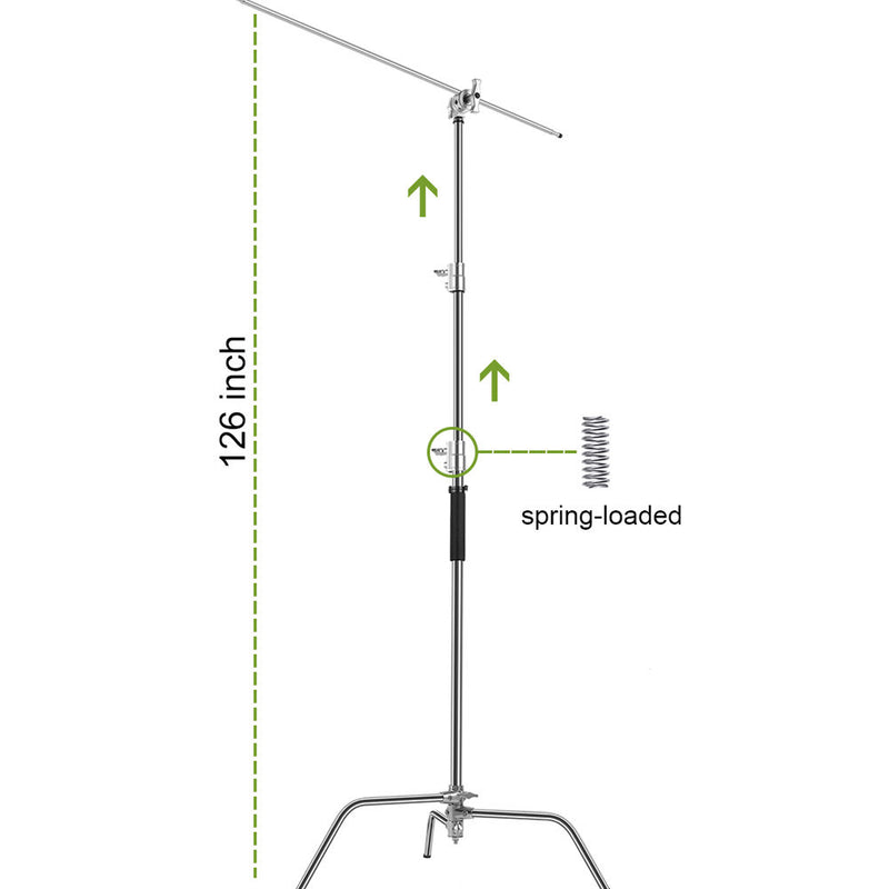 GVM C330 Turtle-Base C-Stand & Grip Arm Kit (10.5')