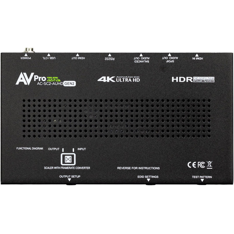 AVPro Edge SC2 Gen 2 Up/Down Scaler, EDID Manager, Audio De-Embedder & Image Enhancer