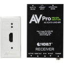 AVPro Edge HDMI over HDBaseT Wall Plate Transmitter & Receiver Basic Kit (White)