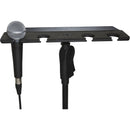 Gator Cases Frameworks Multi Mic Holder Stand-Mount Tray for up to Four Handheld Microphones