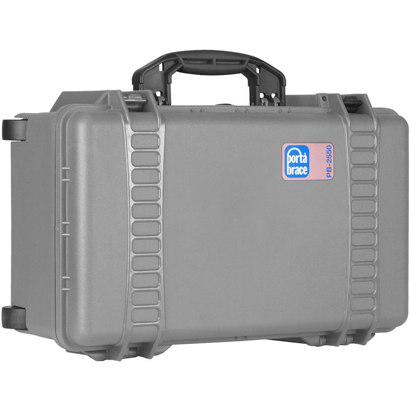 Porta Brace PB-2550 Hard Case with Premium Divider Kit (Silver Platinum)