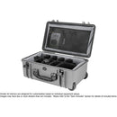 Porta Brace PB-2550 Hard Case with Premium Divider Kit (Silver Platinum)