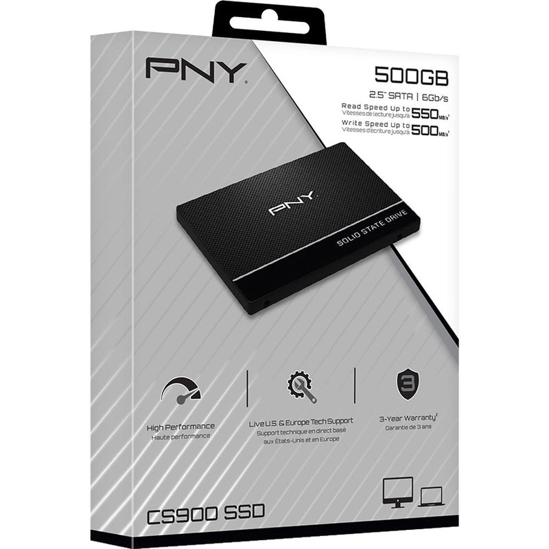 PNY Technologies 500GB CS900 SATA III 2.5" Internal SSD