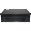 ProX XS-PRIME4 WBL2U Flight Case with 2 RU Rackspace and Wheels for Denon DJ Prime 4 (Black on Black)