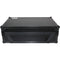 ProX XS-PRIME4 WBL2U Flight Case with 2 RU Rackspace and Wheels for Denon DJ Prime 4 (Black on Black)