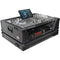 ProX XS-PRIME4 W Flight Case with 1 RU Rackspace and Wheels for Denon DJ Prime 4 (Silver on Black)