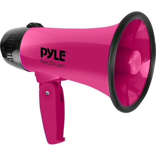 Pyle Pro PMP24PK 20W Megaphone with Siren (Pink)