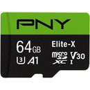 PNY Technologies 128GB Elite-X UHS-I microSDXC Memory Card