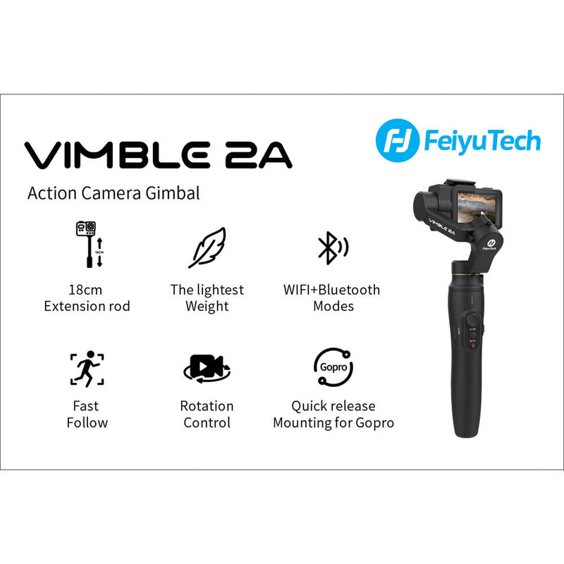 Feiyu Vimble 2A Telescoping 3-Axis Handheld Gimbal for GoPro HERO7/6/5 & More