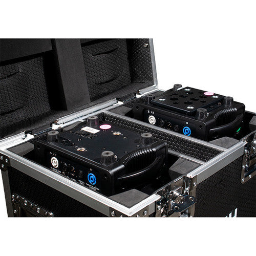 American DJ Dual Road Case for Focus Spot 3Z, 4Z, or Vizi Beam RXONE (Black)