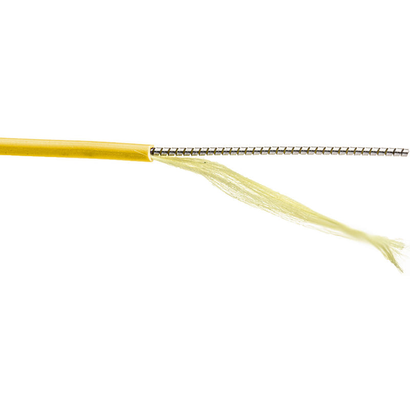 Camplex 9.8' Singlemode Duplex ST to LC Armored Fiber Optic Patch Cable (Yellow)