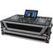 ProX XS-PRIME4 W Flight Case with 1 RU Rackspace and Wheels for Denon DJ Prime 4 (Silver on Black)