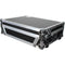 ProX XS-PRIME4 W Flight Case with 1 RU Rackspace and Wheels for Denon DJ Prime 4 (Silver on Black)