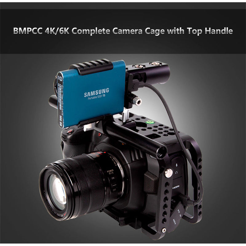 LanParte Blackmagic Design 6K Full Camera Cage With 501 Quick Release Plate