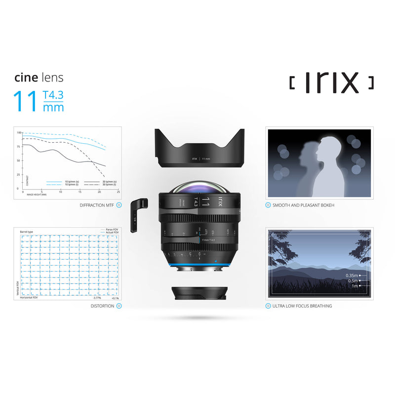 IRIX Cine Lens 11mm With Canon Mount And Imperial Focusing Scale (Feet)