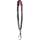 RL Handcrafts Andino Pro-DLX Leather Camera Sling (Medium, Black/Red)