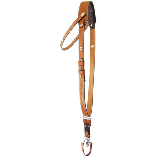 RL Handcrafts Andino Pro-DLX Leather Camera Sling (Large, Tan/Coffee)