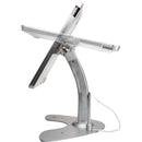 CTA Digital Kiosk Stand with Locking Case & Cable for iPad 10.2" (7th Gen, Silver)