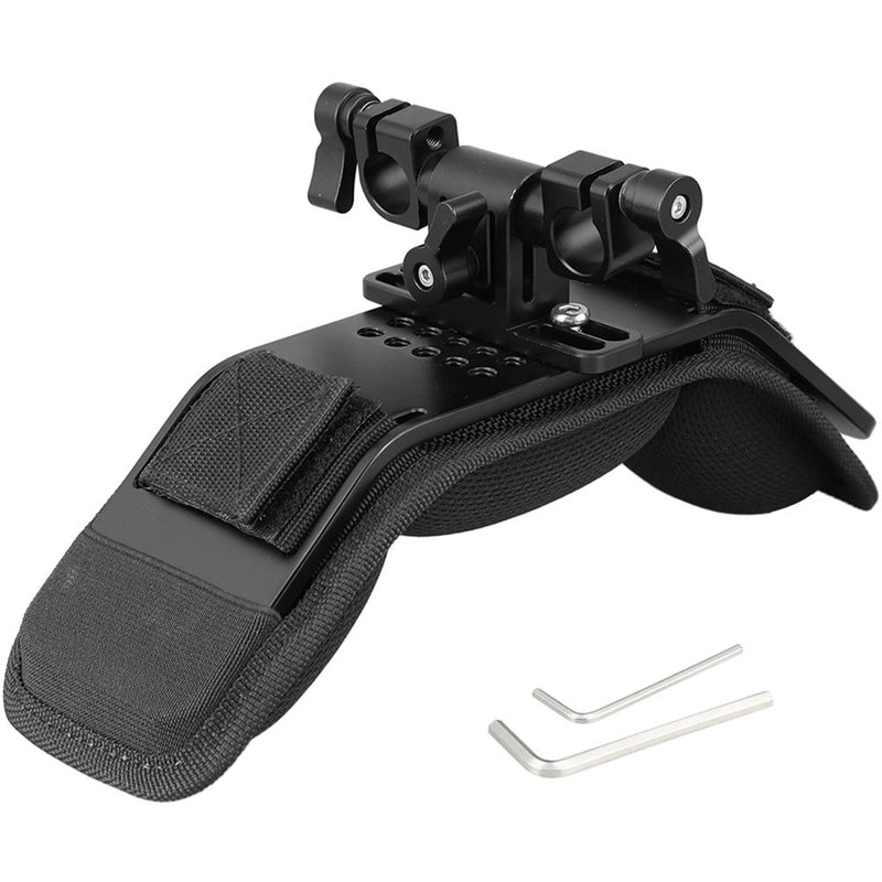 CAMVATE Shoulder Pad With Adjustable 15mm Rod Clamp