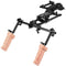 CAMVATE Shoulder Mount Support with Manfrotto-Type QR Plate & Dual Wooden Handgrips