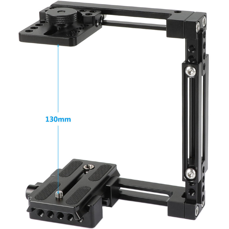 CAMVATE Half Cage Kit with Quick Release Manfrotto Baseplate